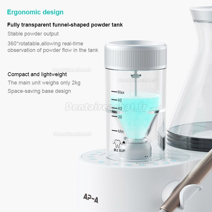 Woodpecker AP-A aéropolisseur dentaire (pièce à main sous-gingivale + supragingivale)